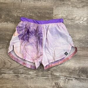 Nike Women's trail running Shorts ( Repel Trail Brief lined) - Purple and Pink